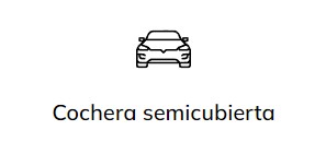 Cochera semicubierta